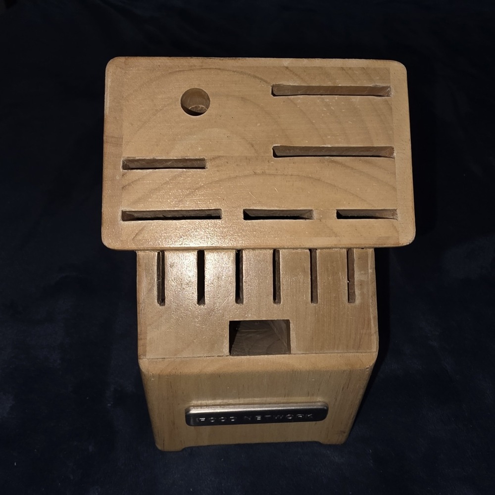 Food Network‎ Blonde Wood 14 Slot Knife Block